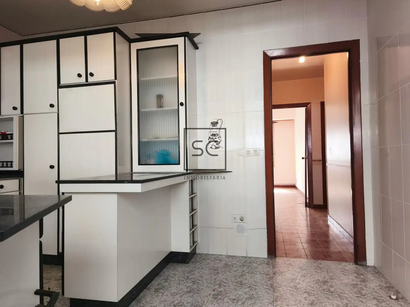 Kitchen of Flat for sale in Narón  with Heating, Parquet flooring and Terrace