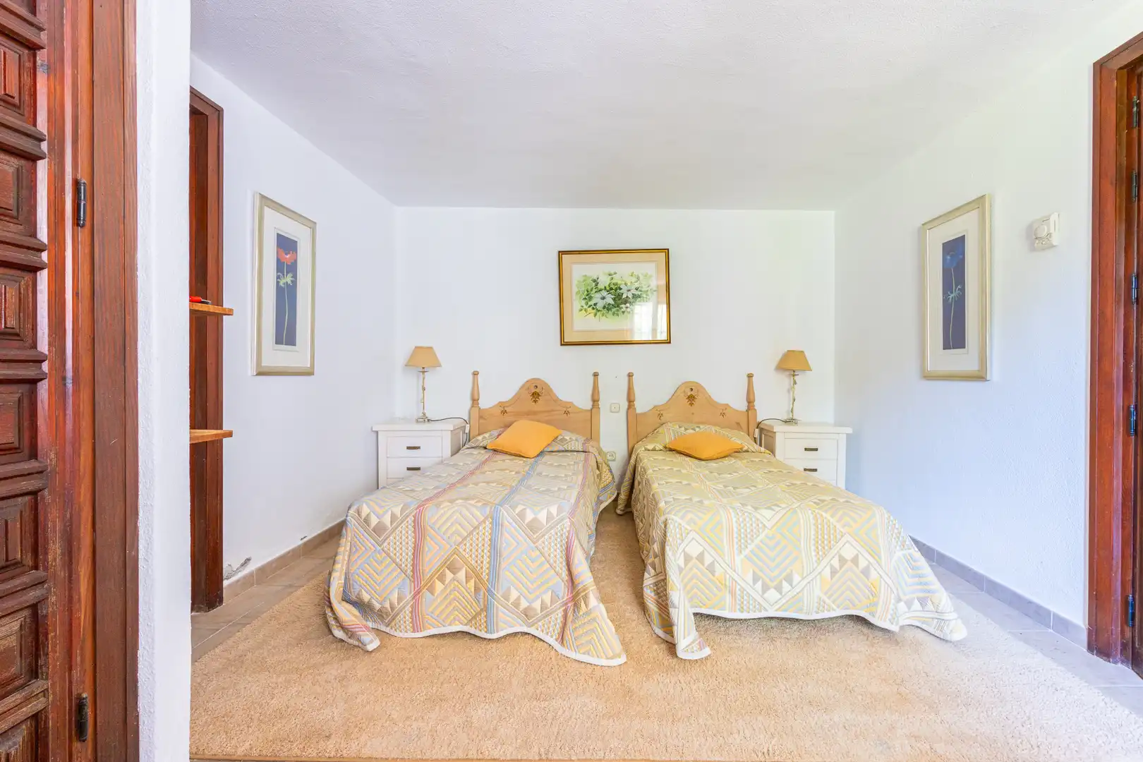 Dormitori de Casa o xalet en venda en Mijas amb Aire condicionat, Jardí privat i Terrassa