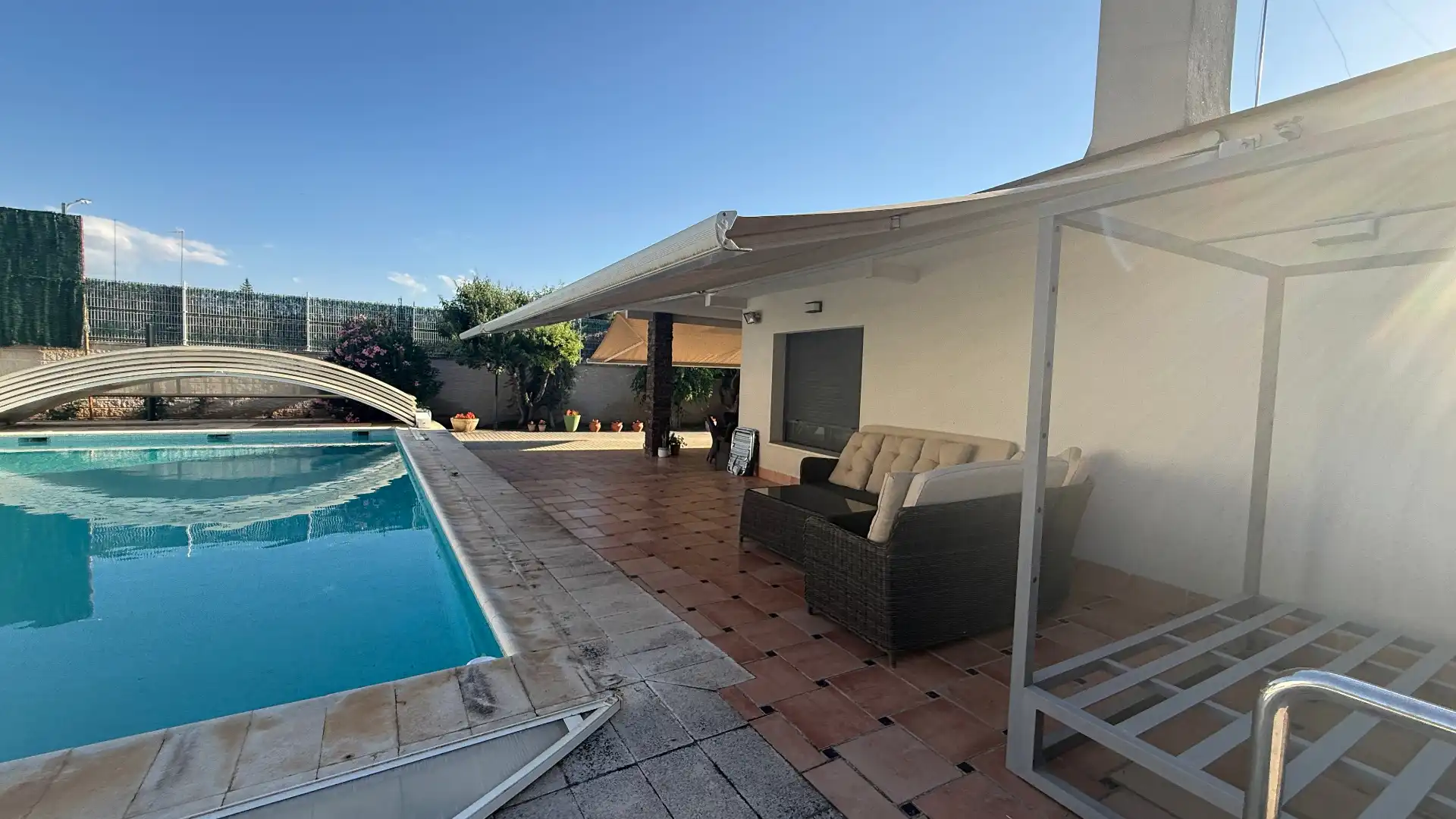 Terrasse von Haus oder Chalet zum Verkauf in Albacete mit Klimaanlage, Heizung und Privatgarten
