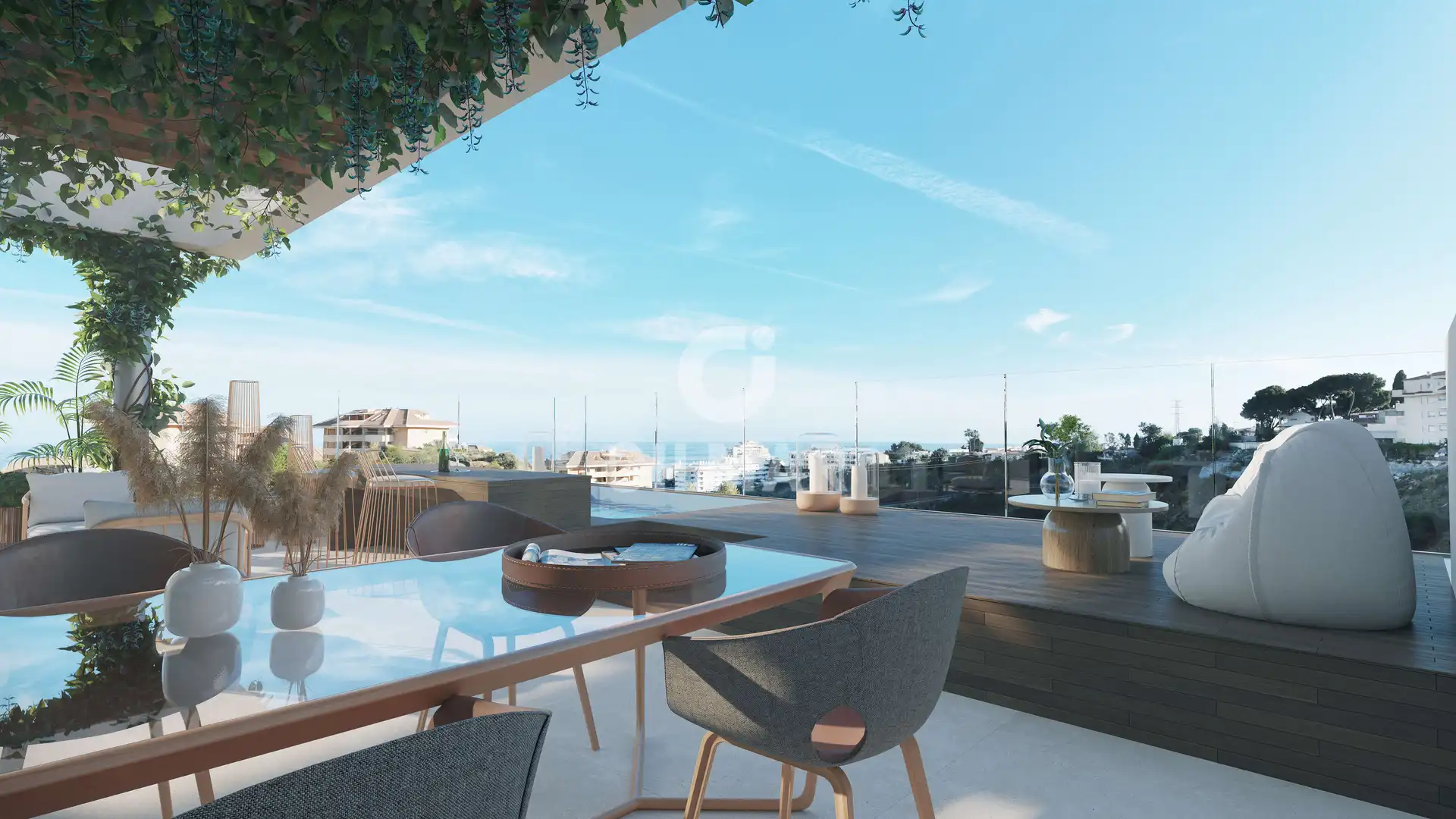 Terrassa de Casa adosada en venda en Fuengirola amb Calefacció, Jardí privat i Piscina