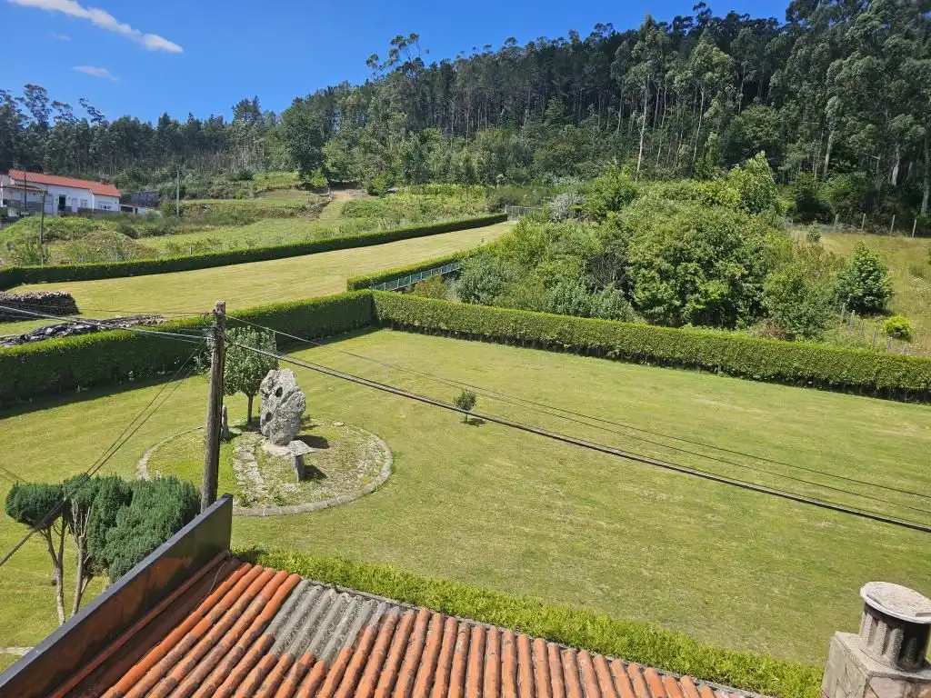 Jardí de Casa o xalet en venda en Boiro amb Calefacció, Parquet i Terrassa