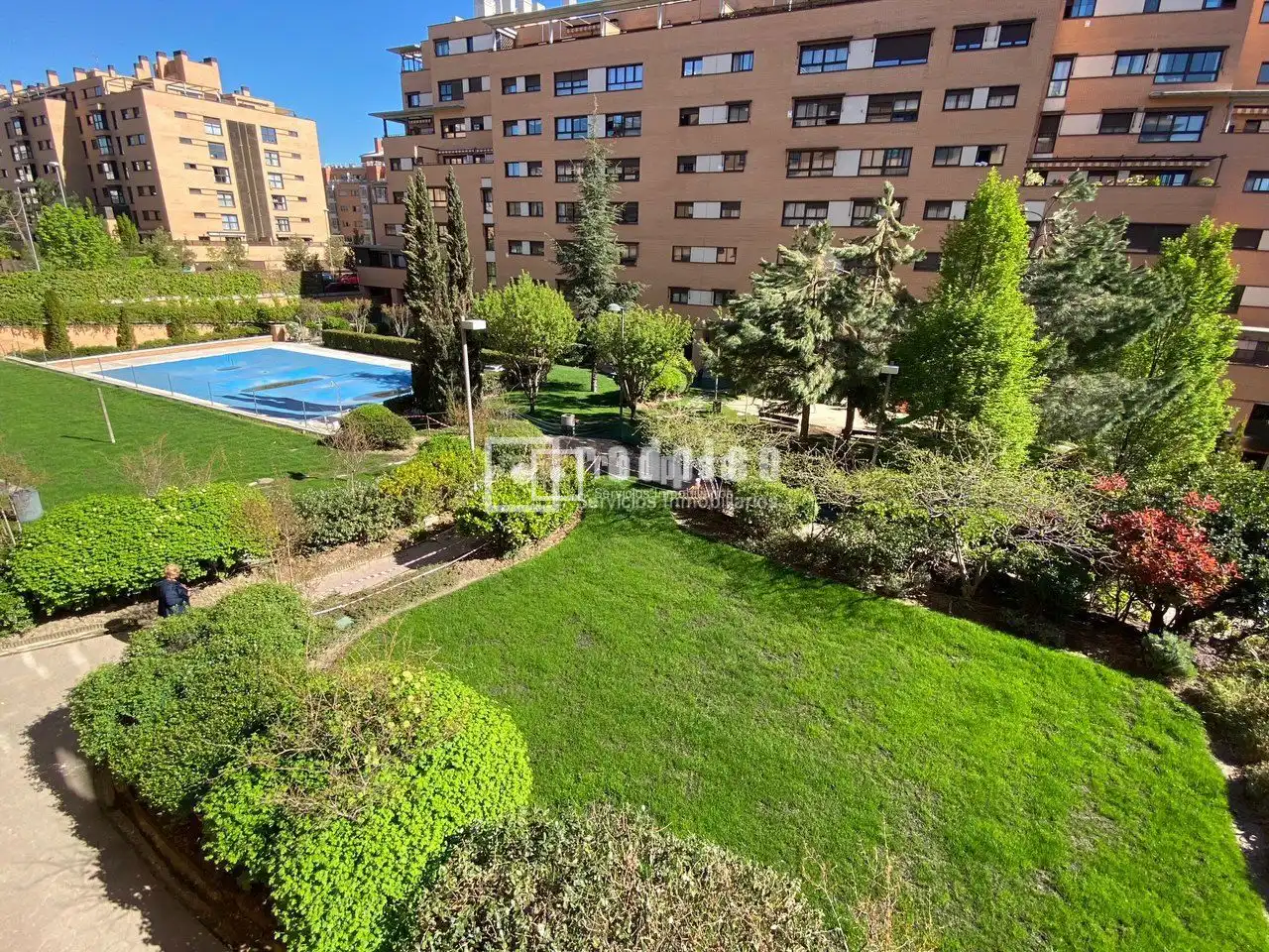 Jardín de Piso de alquiler en Madrid con Aire acondicionado, Calefacción y Jardín privado