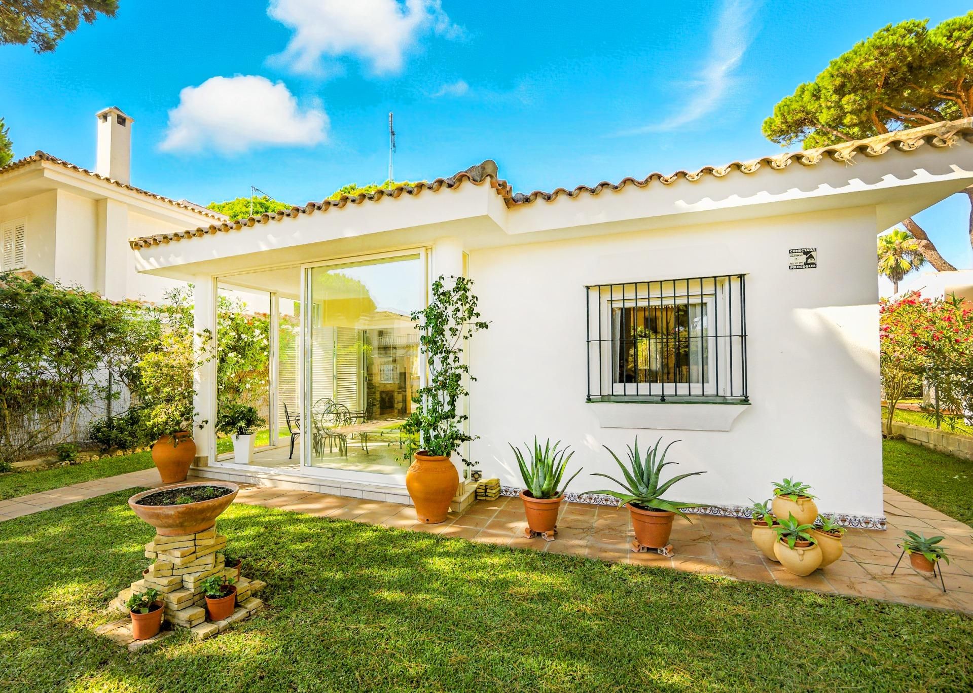 Jardí de Casa o xalet en venda en Chiclana de la Frontera amb Jardí privat i Terrassa