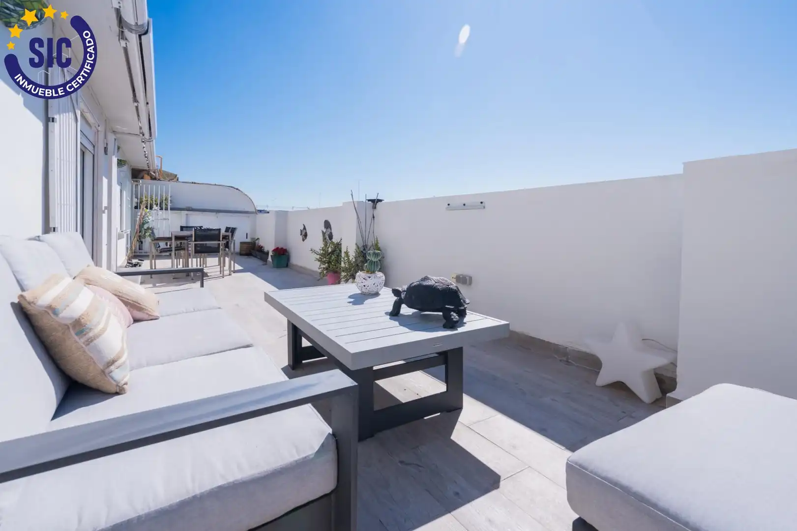 Terraza de Ático en venta en Valencia con Aire acondicionado, Calefacción y Parquet