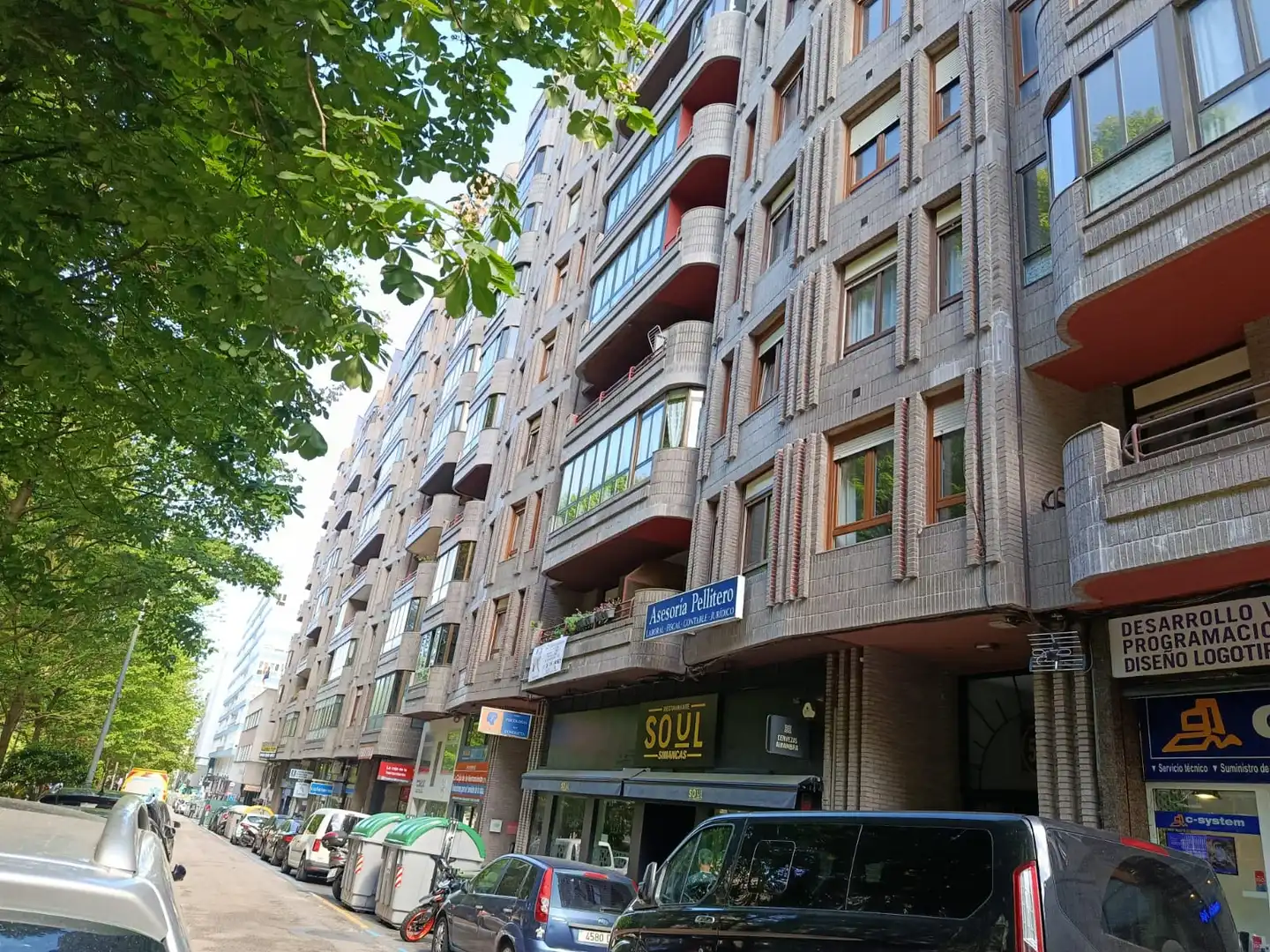 Vista exterior de Apartament en venda en Santander amb Calefacció, Parquet i Forn