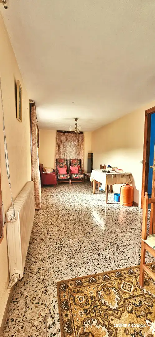 Sala d'estar de Casa o xalet en venda en Triacastela amb Calefacció, Jardí privat i Parquet