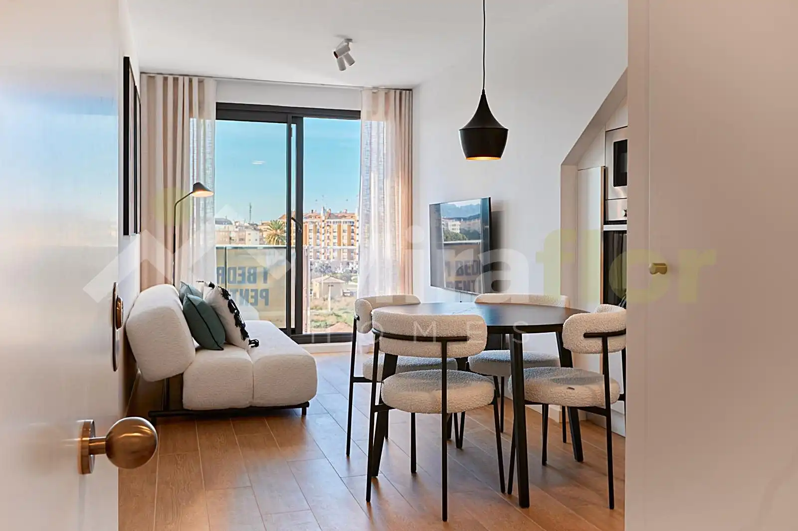 Living room of Attic for sale in Dénia  with Air Conditioner, Terrace and Storage room