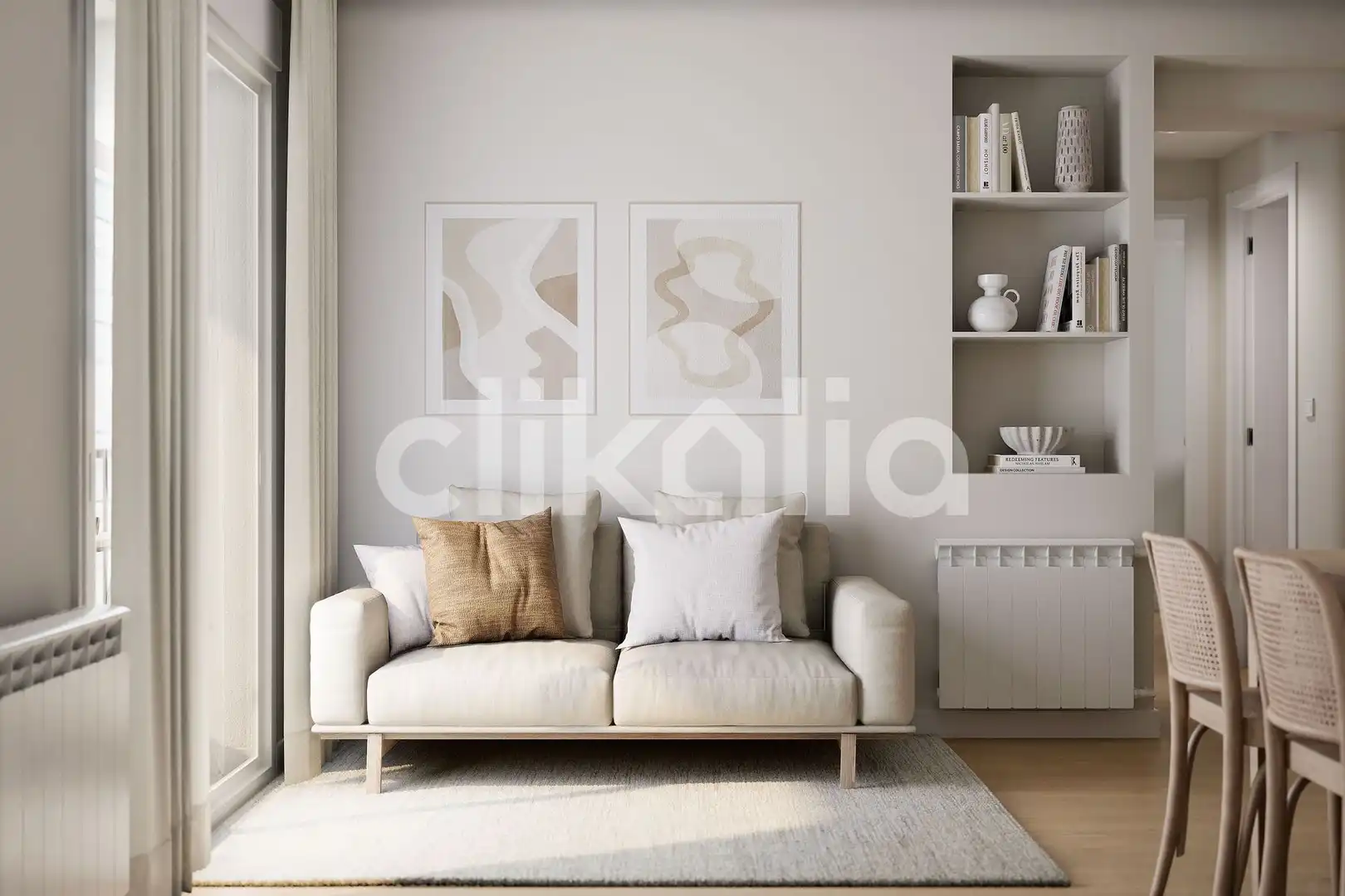 Living room of Flat for sale in Madrid  with Air Conditioner, Heating and Terrace