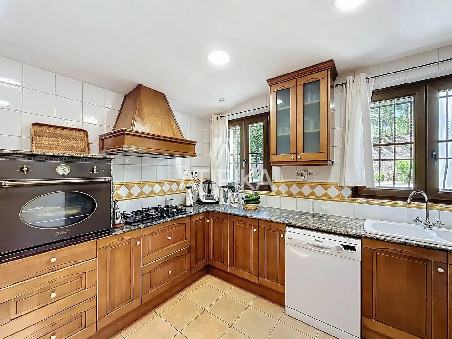 Cocina de Finca rústica en venta en Vallgorguina con Calefacción, Parquet y Trastero