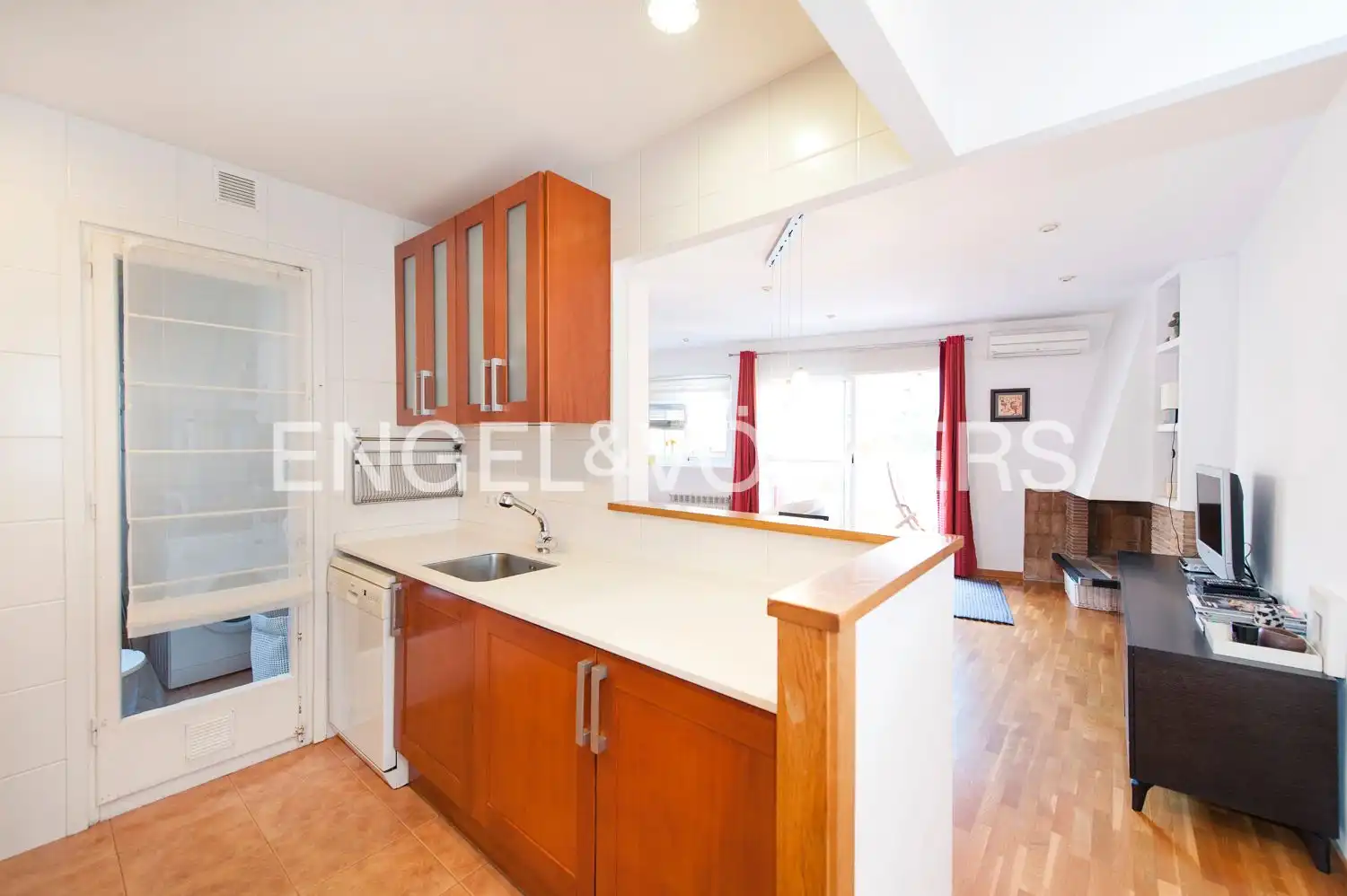 Kitchen of Flat for sale in Barcelona  with Air Conditioner, Heating and Parquet flooring