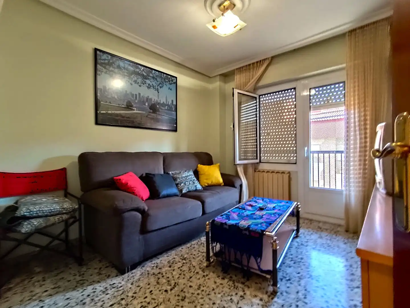 Sala de estar de Piso en venta en Arnedo con Calefacción, Terraza y Amueblado