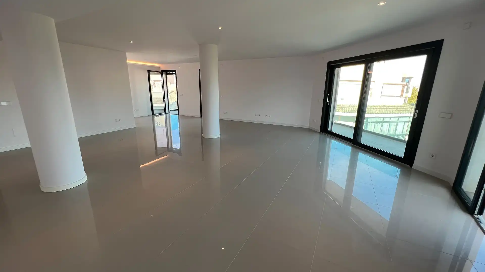 Sala d'estar de Àtic en venda en Alcúdia amb Aire condicionat, Terrassa i Internet