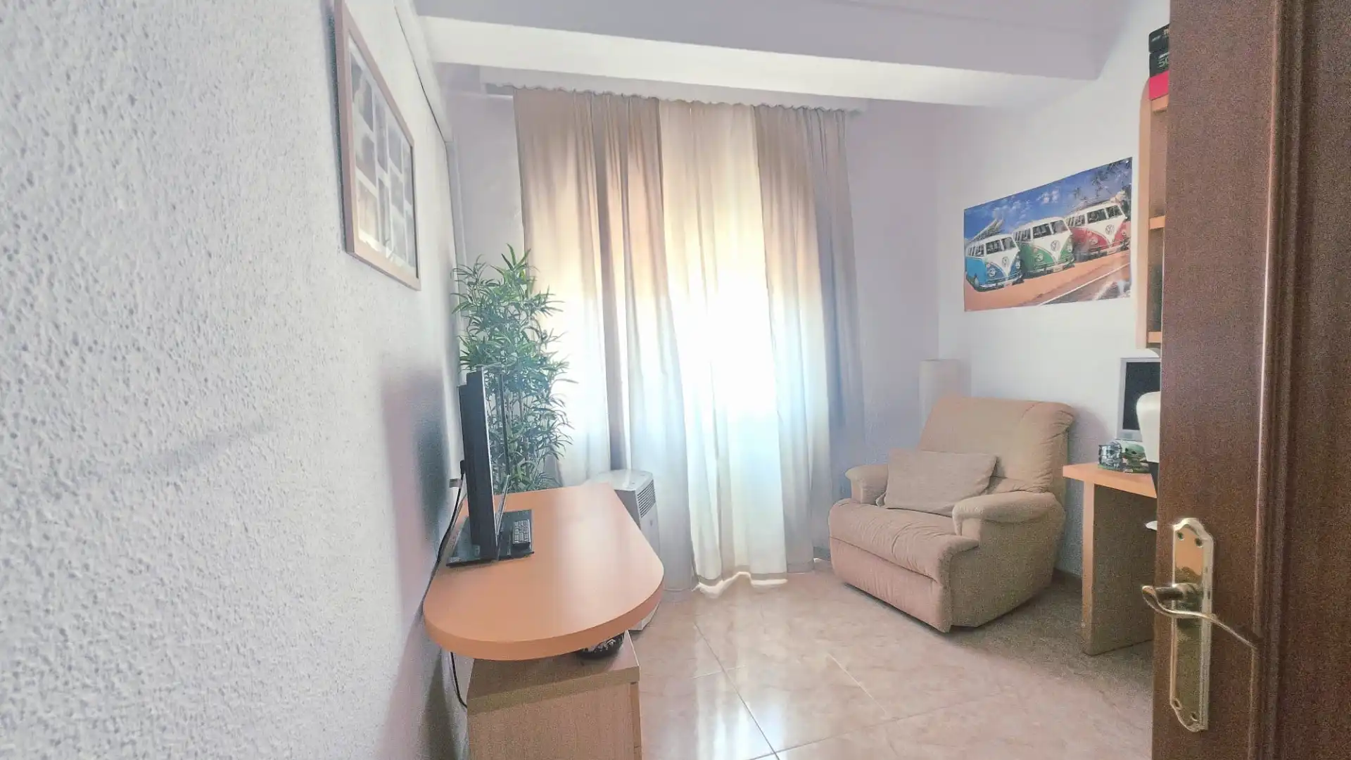 Sala d'estar de Pis en venda en Málaga amb Aire condicionat, Terrassa i Moblat