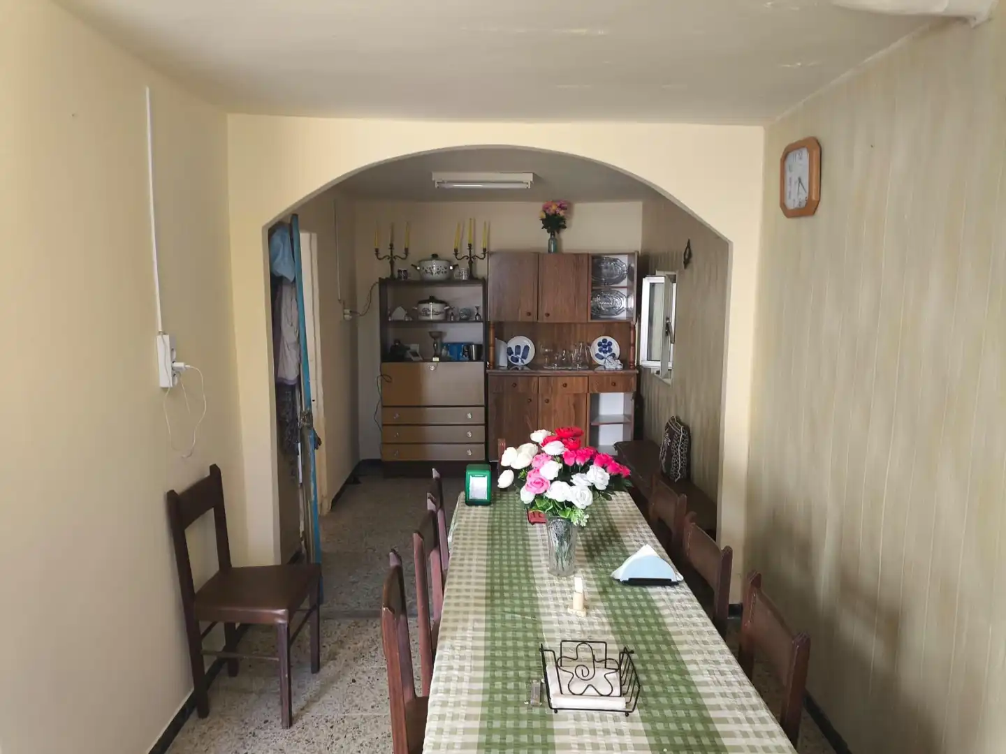 Menjador de Casa o xalet en venda en Santa Comba amb Traster i Moblat