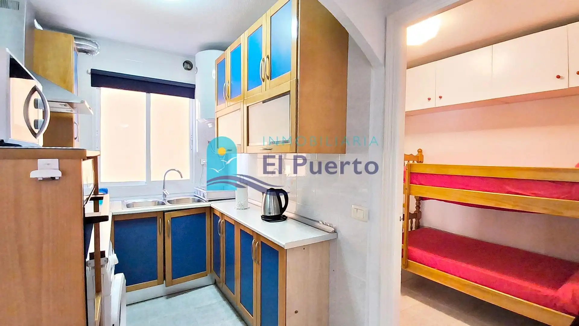 Cocina de Apartamento en venta en Mazarrón con Aire acondicionado, Calefacción y Terraza