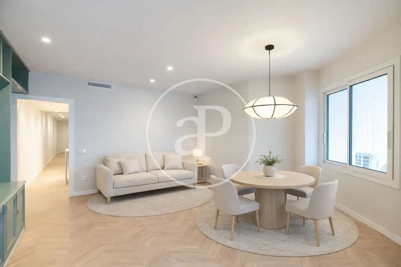Sala d'estar de Pis en venda en Barcelona amb Aire condicionat, Calefacció i Terrassa
