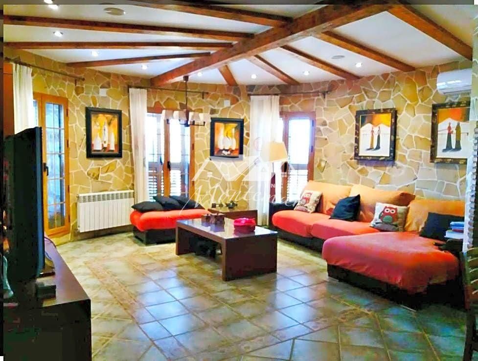 Living room of House or chalet to rent in Lorca  with Air Conditioner and Private garden