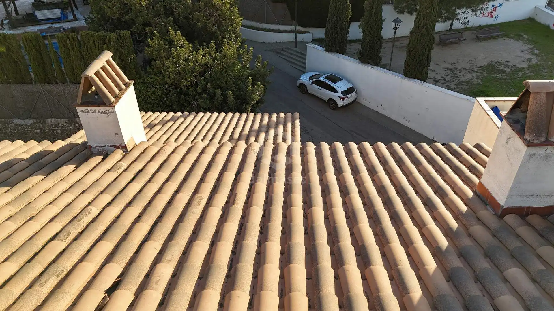 Vista exterior de Casa adosada en venta en Sant Pere de Ribes con Aire acondicionado, Calefacción y Terraza