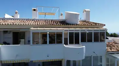 Außenansicht von Dachboden zum Verkauf in Mijas mit Klimaanlage, Heizung und Terrasse