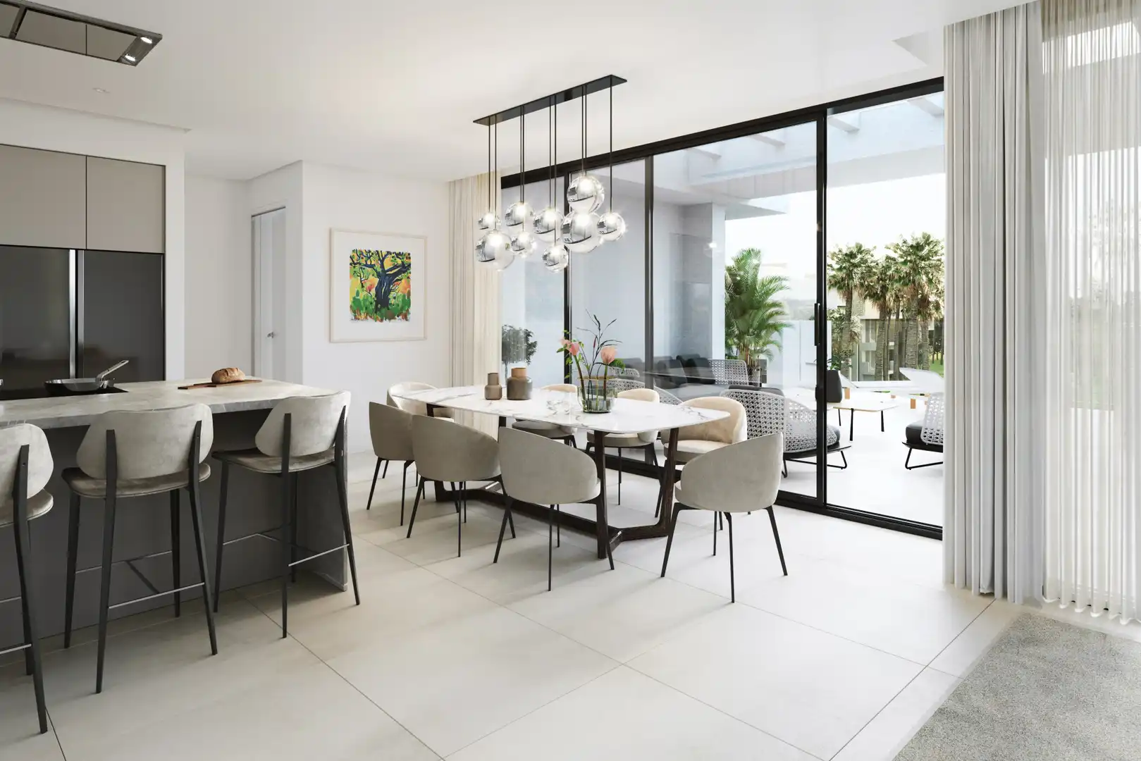Dining room of Attic for sale in Estepona  with Air Conditioner, Heating and Terrace