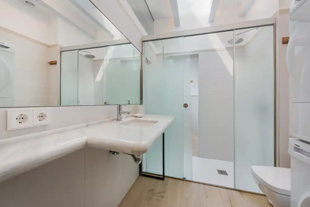 Bany de Apartament en venda en Pollença amb Aire condicionat, Moblat i Internet