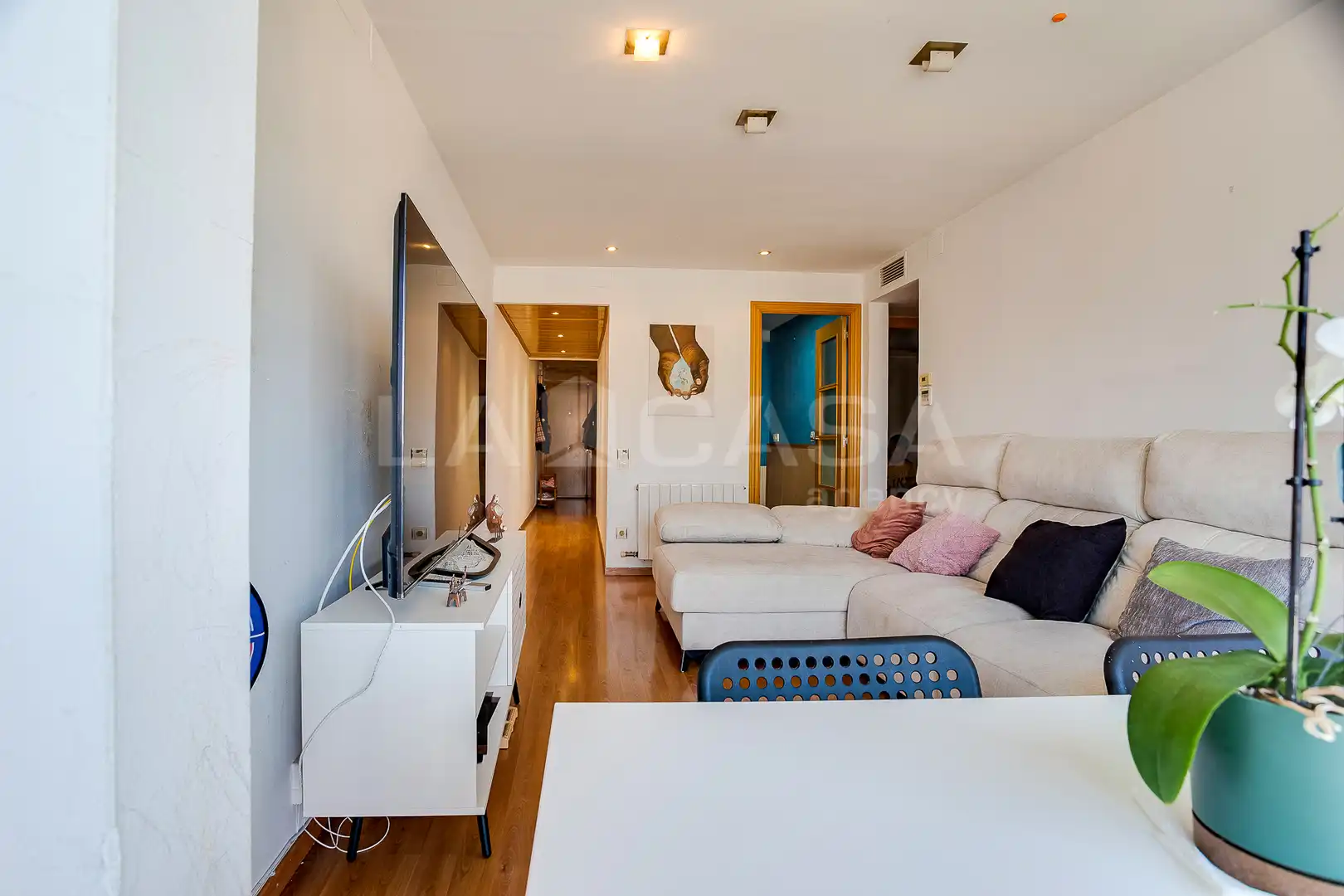 Sala de estar de Piso en venta en Sant Adrià de Besòs con Balcón