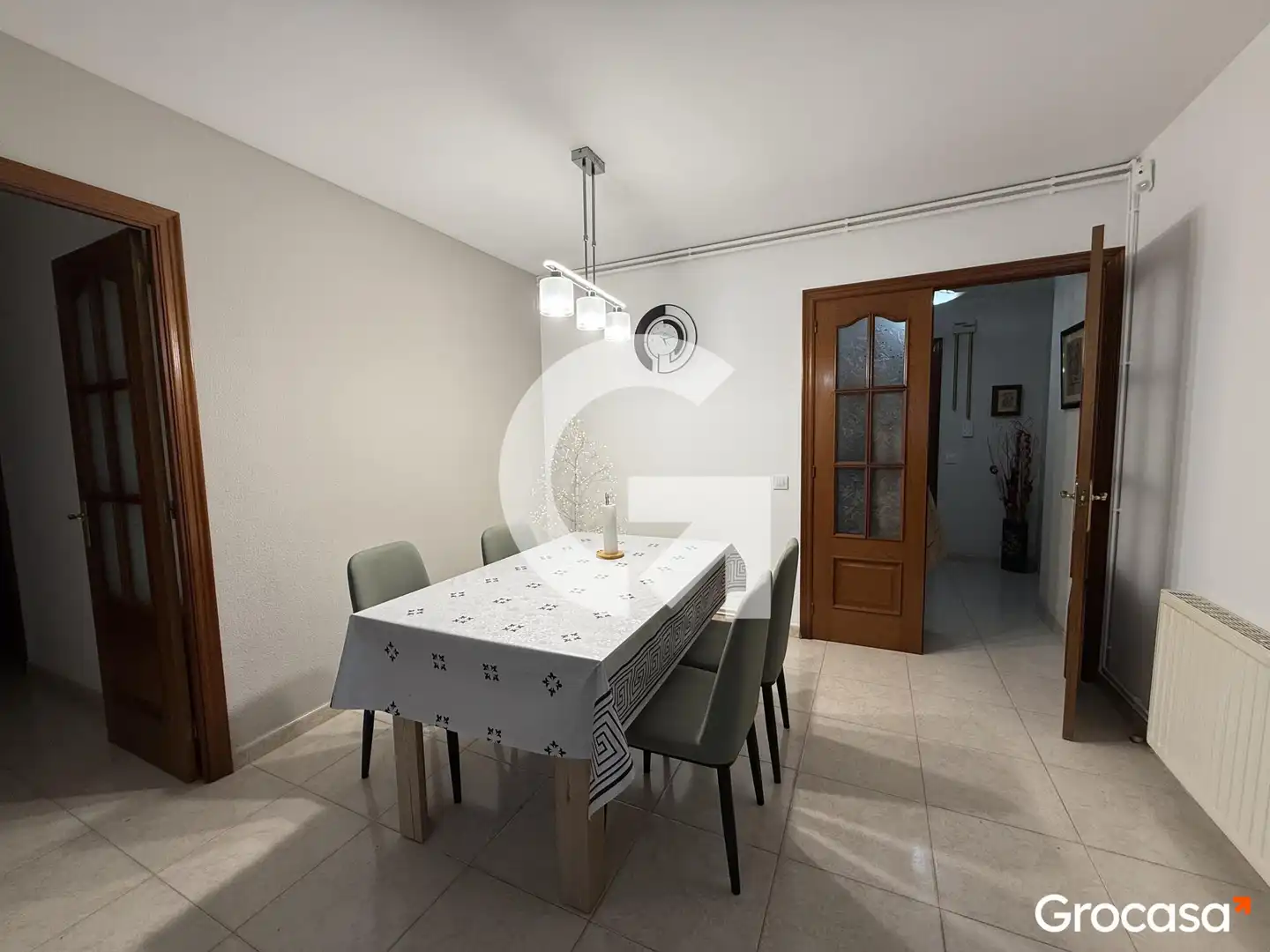 Dining room of Flat for sale in Mataró  with Heating, Terrace and Storage room