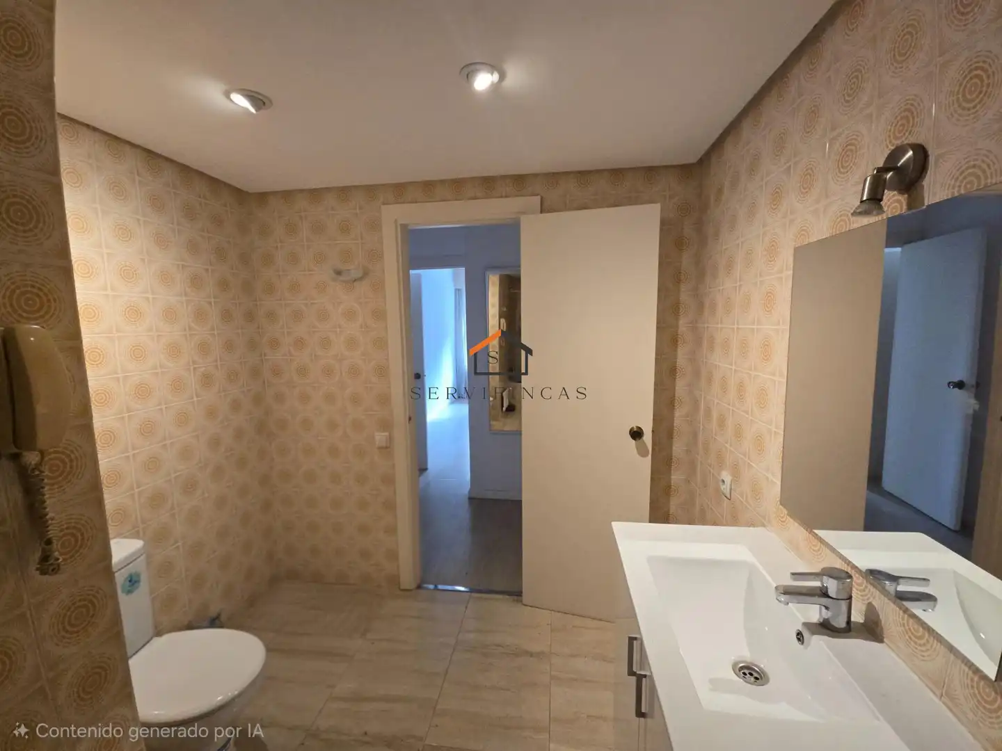 Badezimmer von Wohnung zum Verkauf in Madrid mit Klimaanlage, Heizung und Terrasse