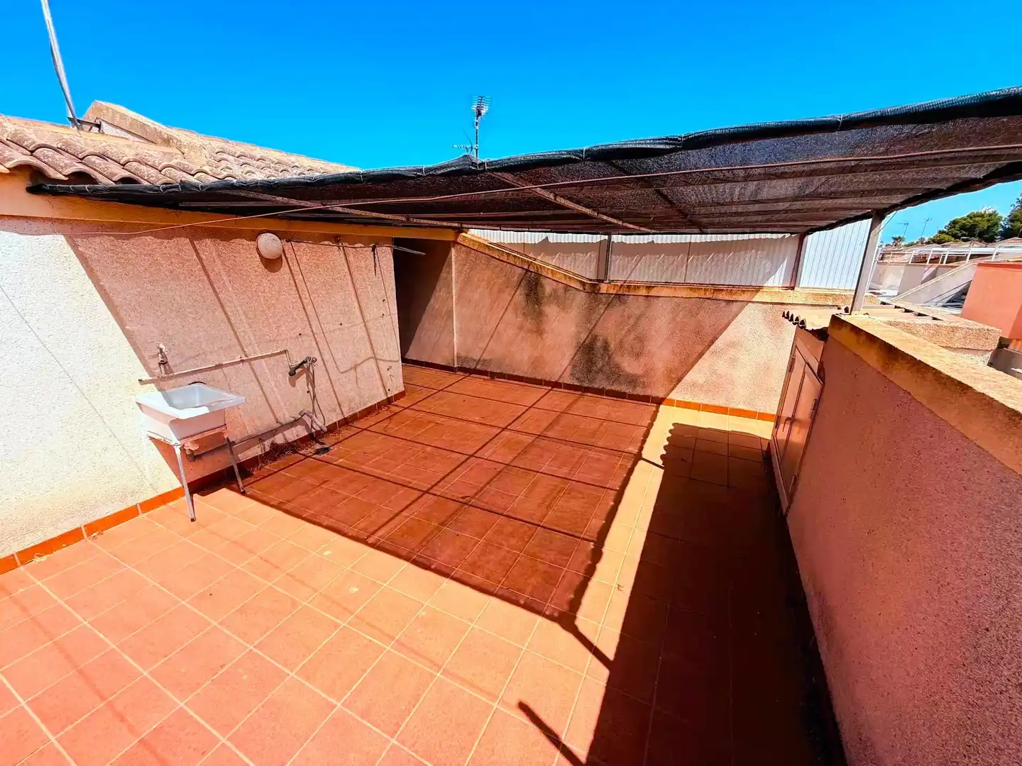 Terrassa de Casa adosada en venda en Los Alcázares amb Jardí privat, Terrassa i Traster