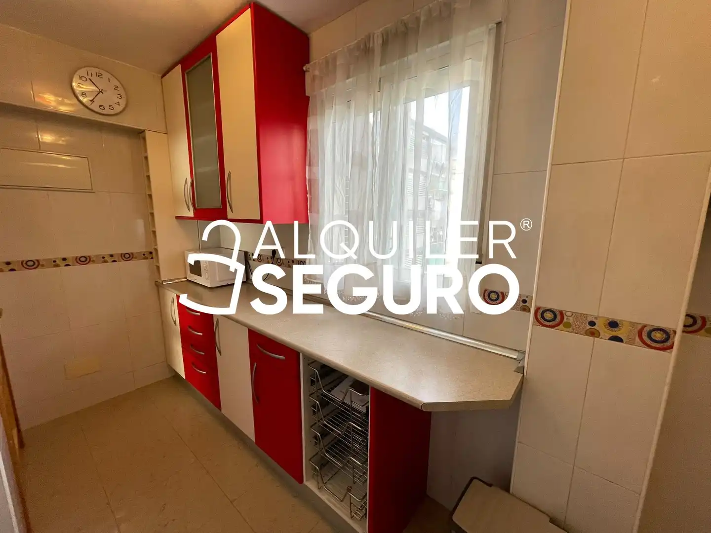 Cocina de Piso de alquiler en Madrid con Aire acondicionado, Calefacción y Amueblado