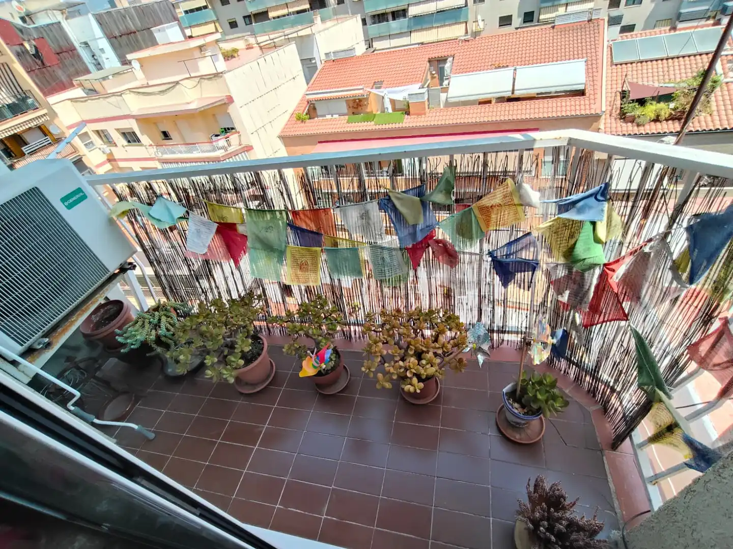 Balcony of Flat for sale in Cornellà de Llobregat  with Air Conditioner, Heating and Balcony