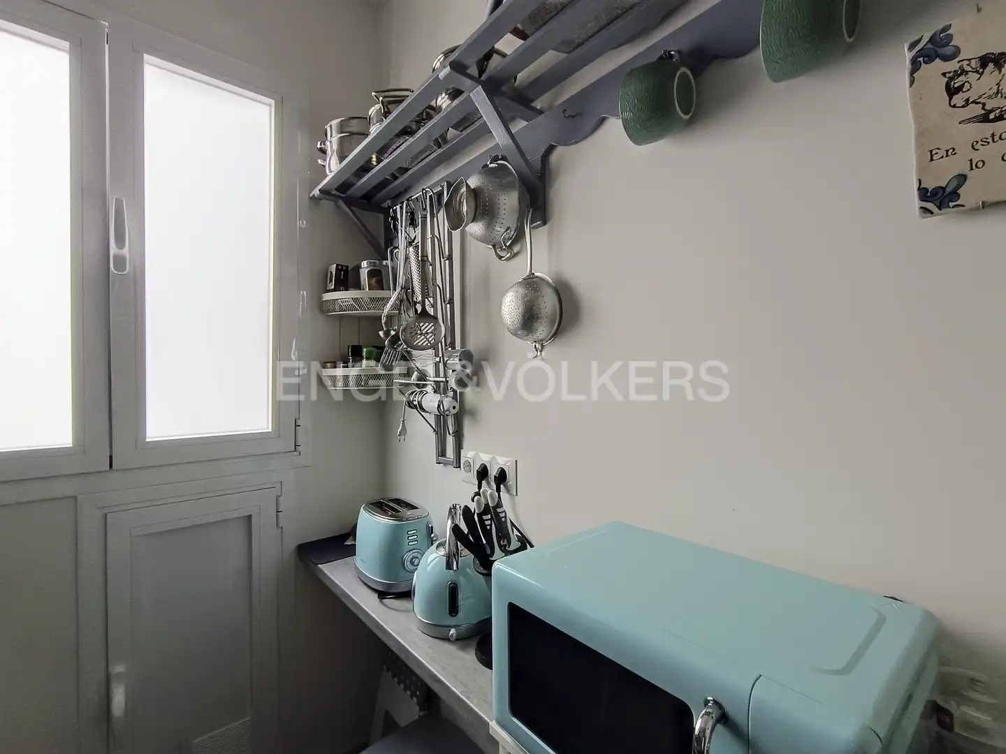 Kitchen of Flat for rent in Madrid  with Air Conditioner, Heating and Furnished