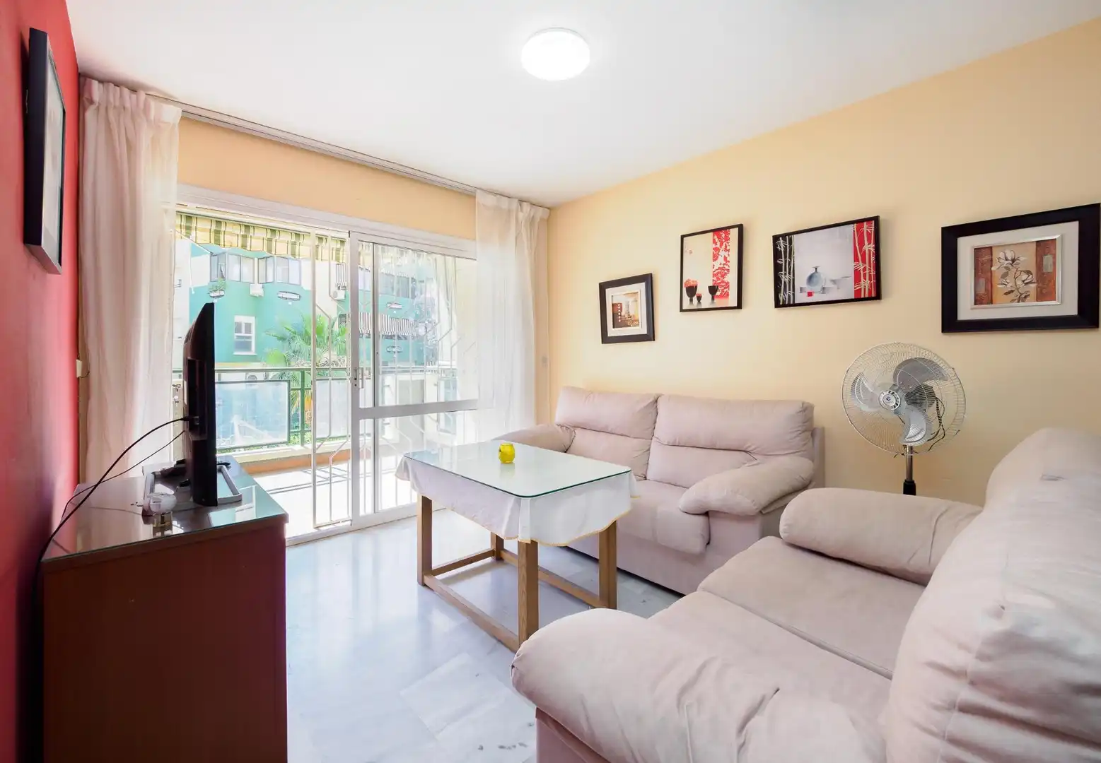 Sala de estar de Piso en venta en Málaga con Jardín privado, Terraza y Trastero