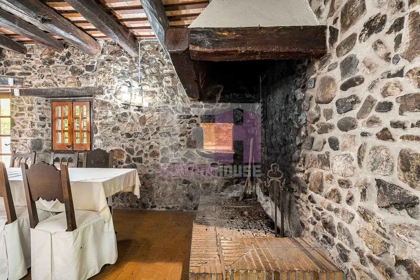 Dining room of Houses for sale in Caldes de Malavella  with Air Conditioner, Heating and Private garden