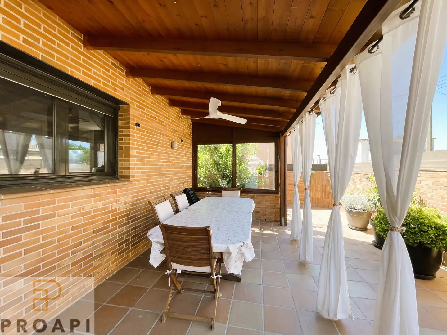 Terrasse von Haus oder Chalet zum Verkauf in Fornells de la Selva mit Klimaanlage, Heizung und Privatgarten
