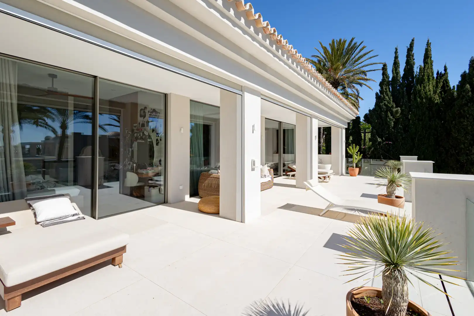 Terrassa de Casa o xalet de lloguer en Marbella amb Calefacció, Jardí privat i Terrassa
