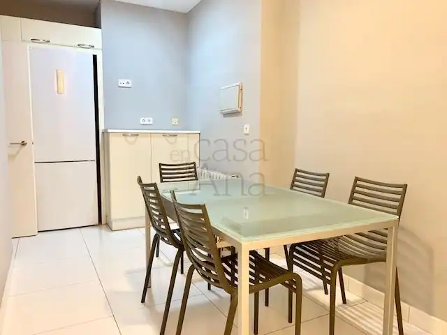 Dining room of Flat for rent in Bilbao   with Heating