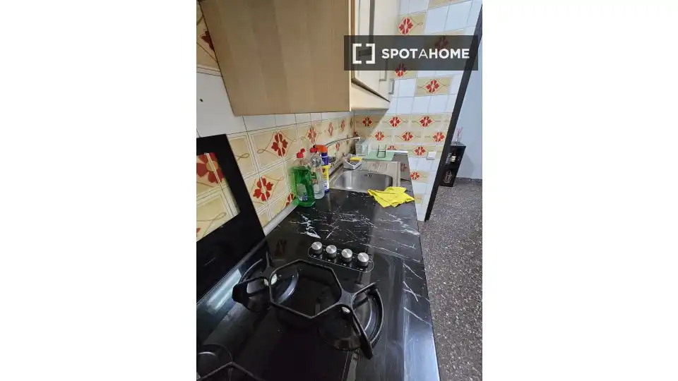 Kitchen of Flat for rent in L'Hospitalet de Llobregat  with Air Conditioner, Heating and Furnished
