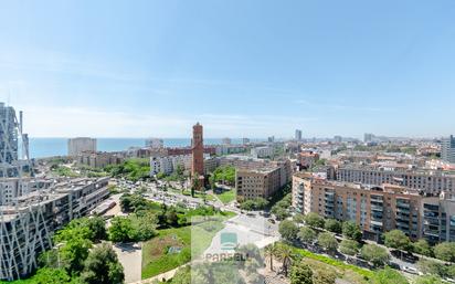 Vista exterior de Pis en venda en  Barcelona Capital amb Aire condicionat, Calefacció i Jardí privat