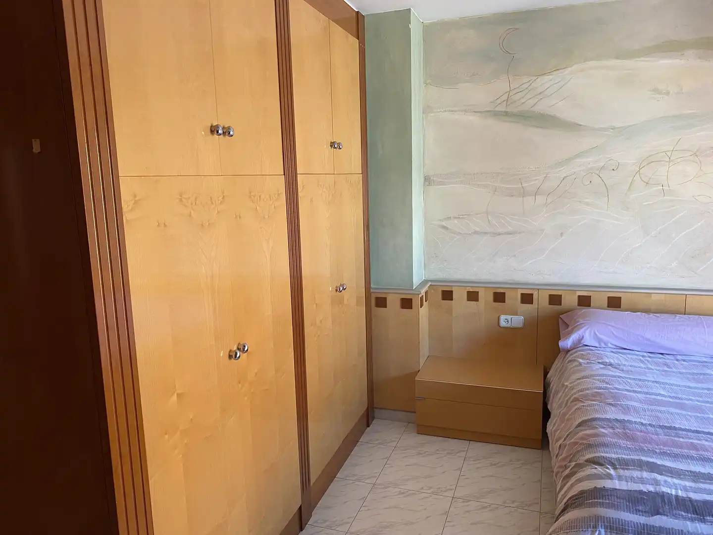 Schlafzimmer von Einfamilien-Reihenhaus zum Verkauf in Pineda de Mar mit Heizung, Terrasse und Möbliert