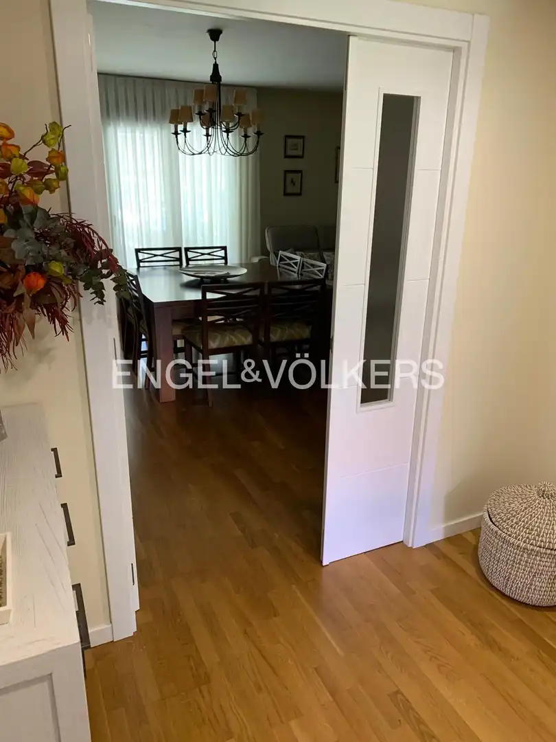 Esszimmer von Wohnung zur Miete in Madrid mit Klimaanlage, Heizung und Privatgarten