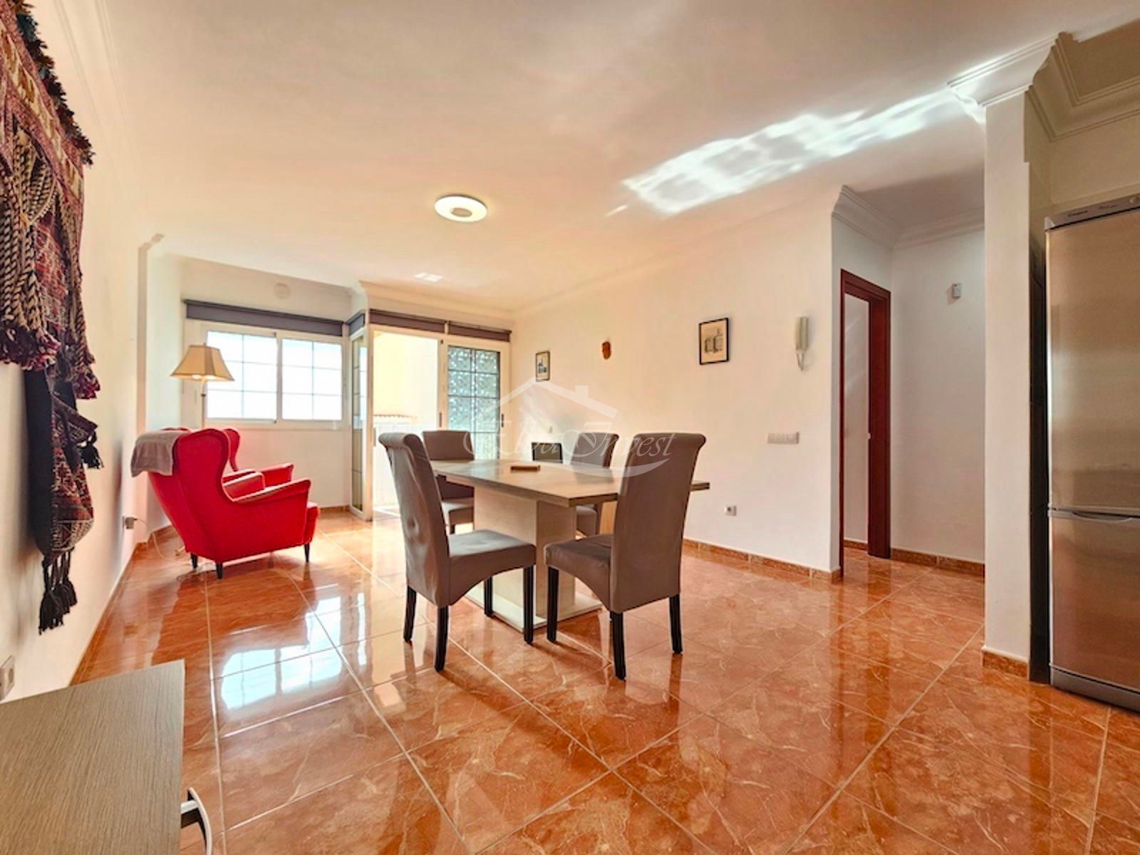 Dining room of Flat for sale in Guía de Isora  with Terrace, Storage room and Furnished