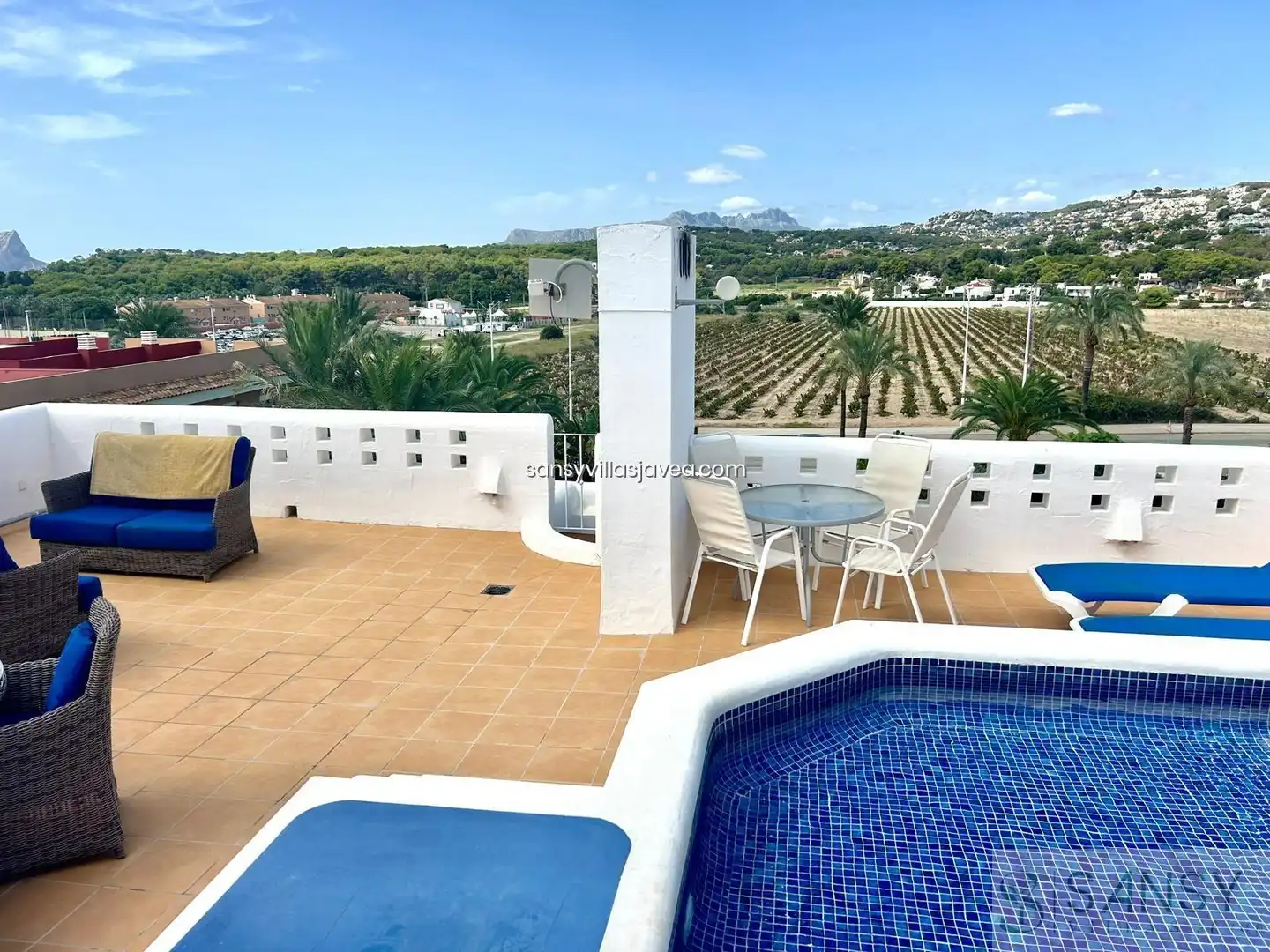Terraza de Ático en venta en Moraira con Aire acondicionado y Trastero