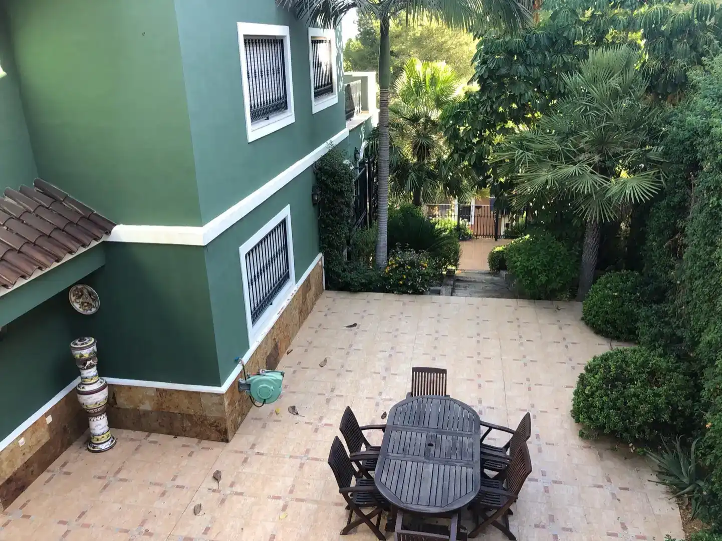 Terrassa de Casa o xalet en venda en Murcia amb Aire condicionat, Jardí privat i Piscina