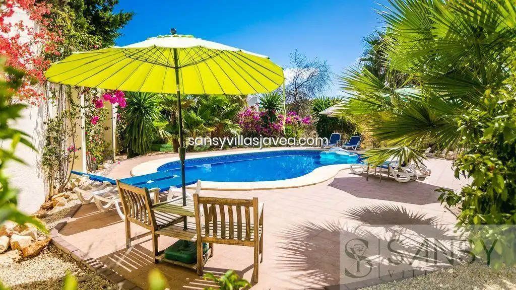 Swimming pool of Houses for sale in Jávea / Xàbia  with Air Conditioner and Storage room