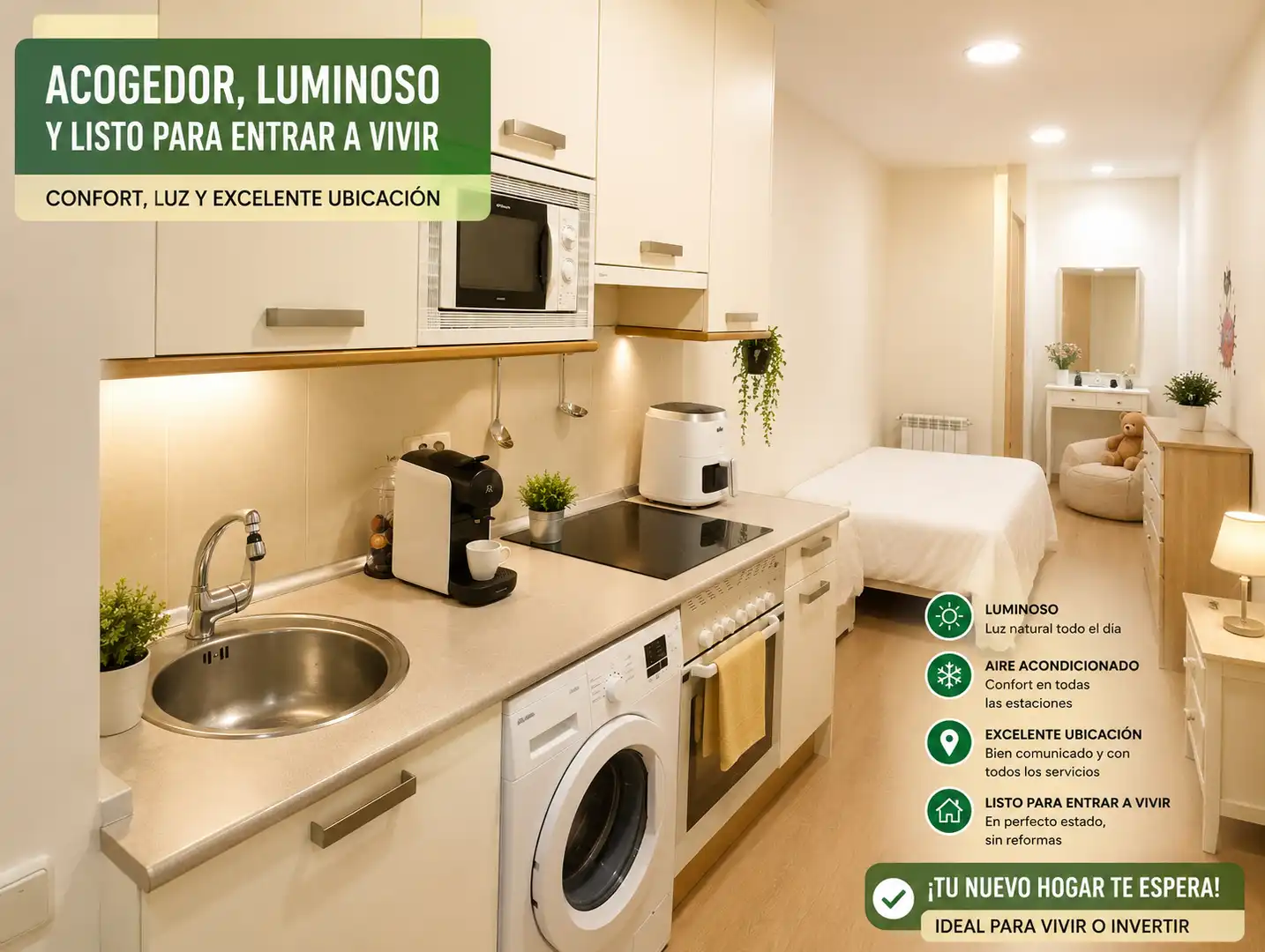 Cocina de Piso en venta en Madrid con Aire acondicionado, Calefacción y Jardín privado