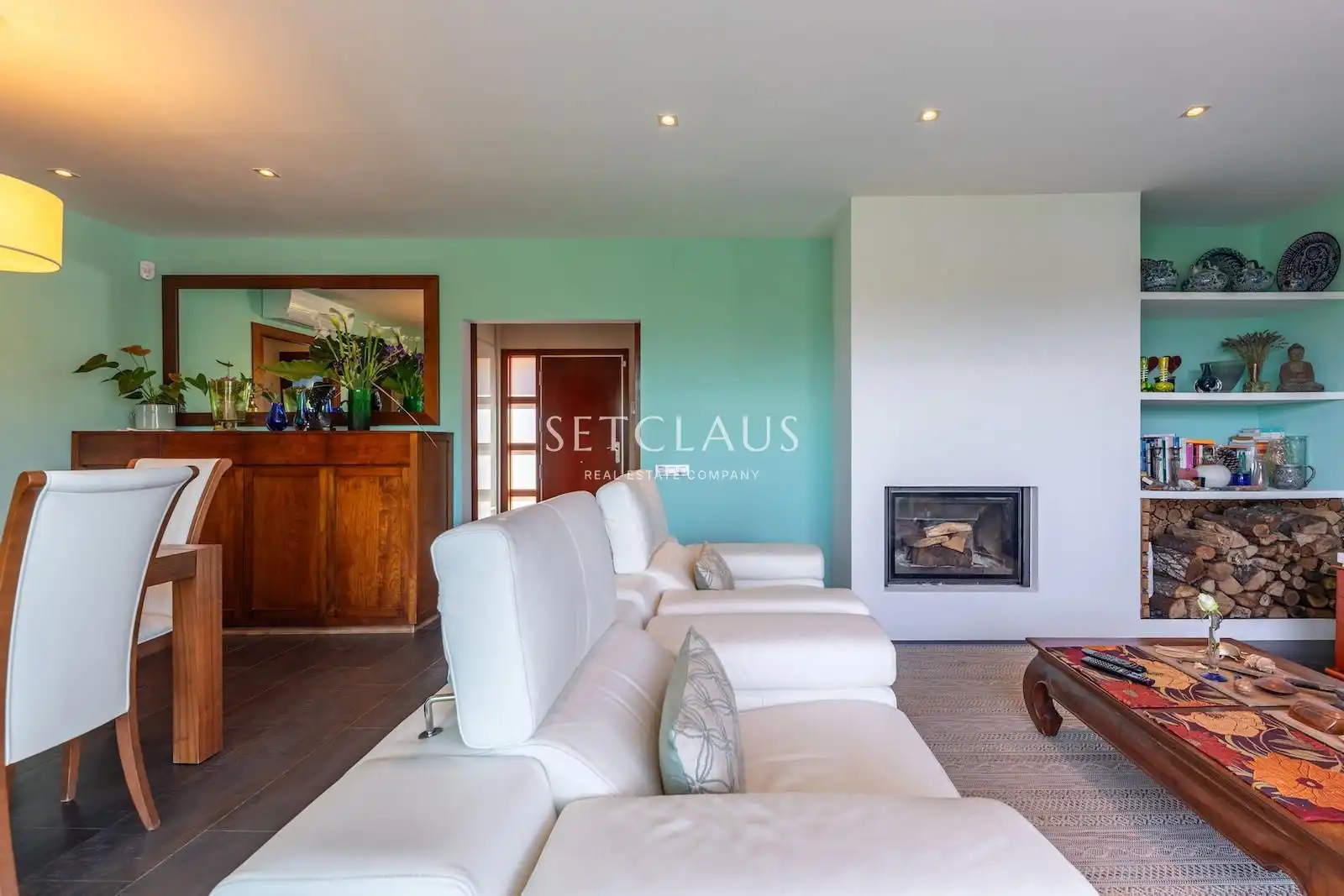 Sala de estar de Casa o chalet en venta en Vilanova del Vallès con Aire acondicionado, Calefacción y Jardín privado