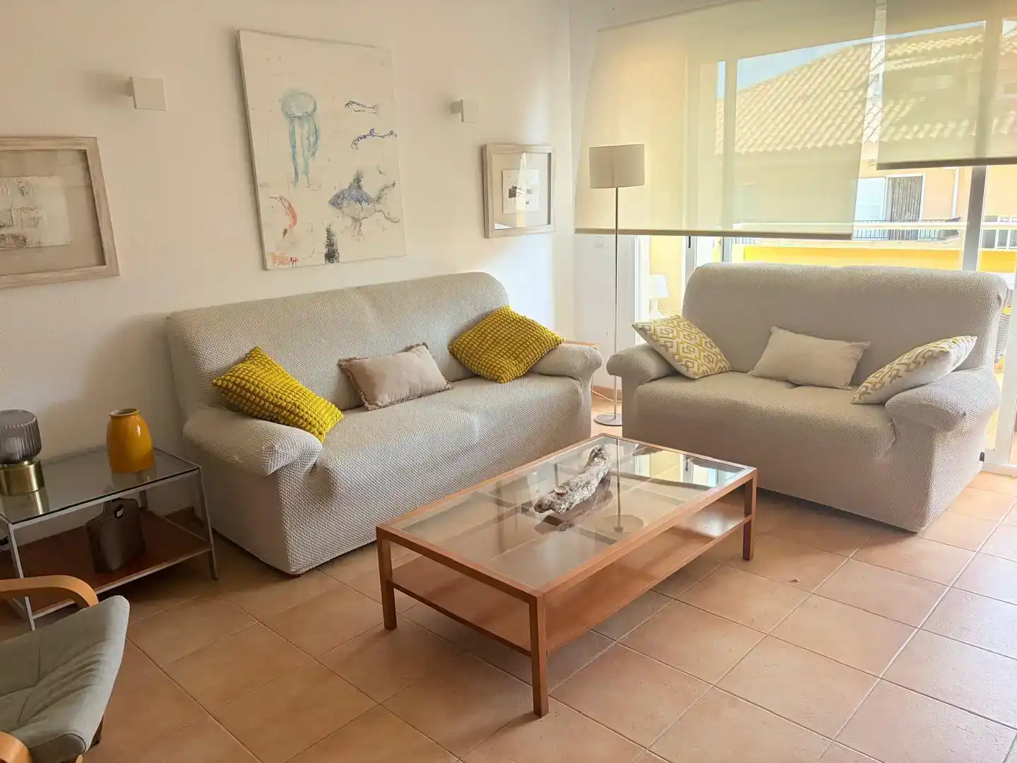 Living room of Flat for rent in Ses Salines