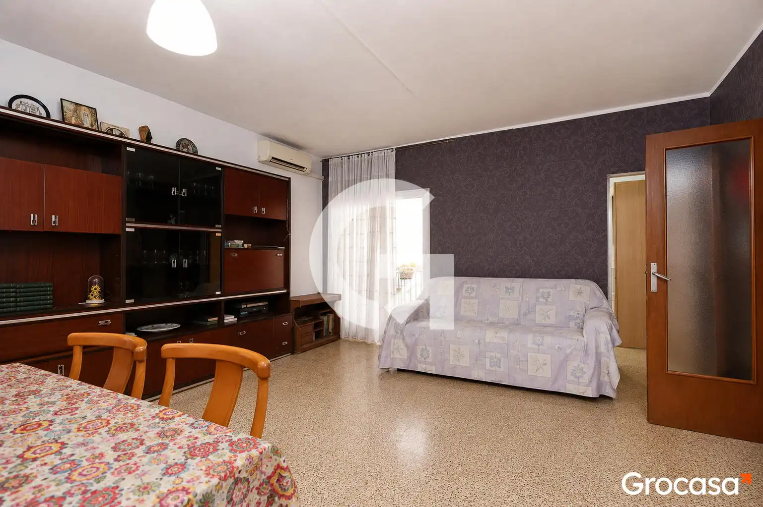Living room of Flat for sale in El Prat de Llobregat  with Air Conditioner and Balcony