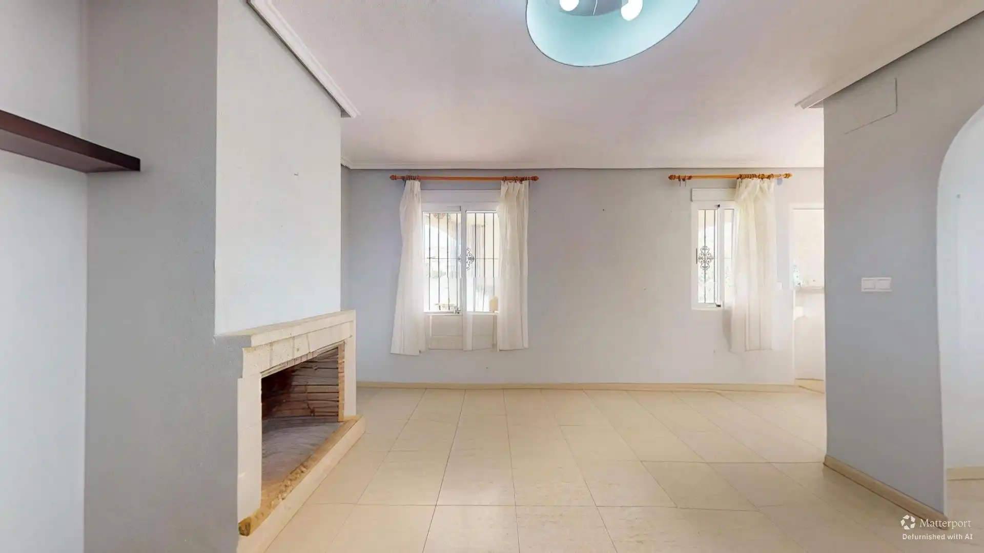 Sala de estar de Casa adosada en venta en Monforte del Cid con Jardín privado